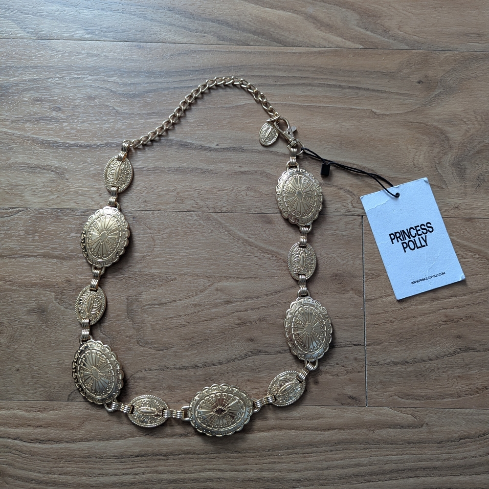Princess Polly Gold Chain Belt